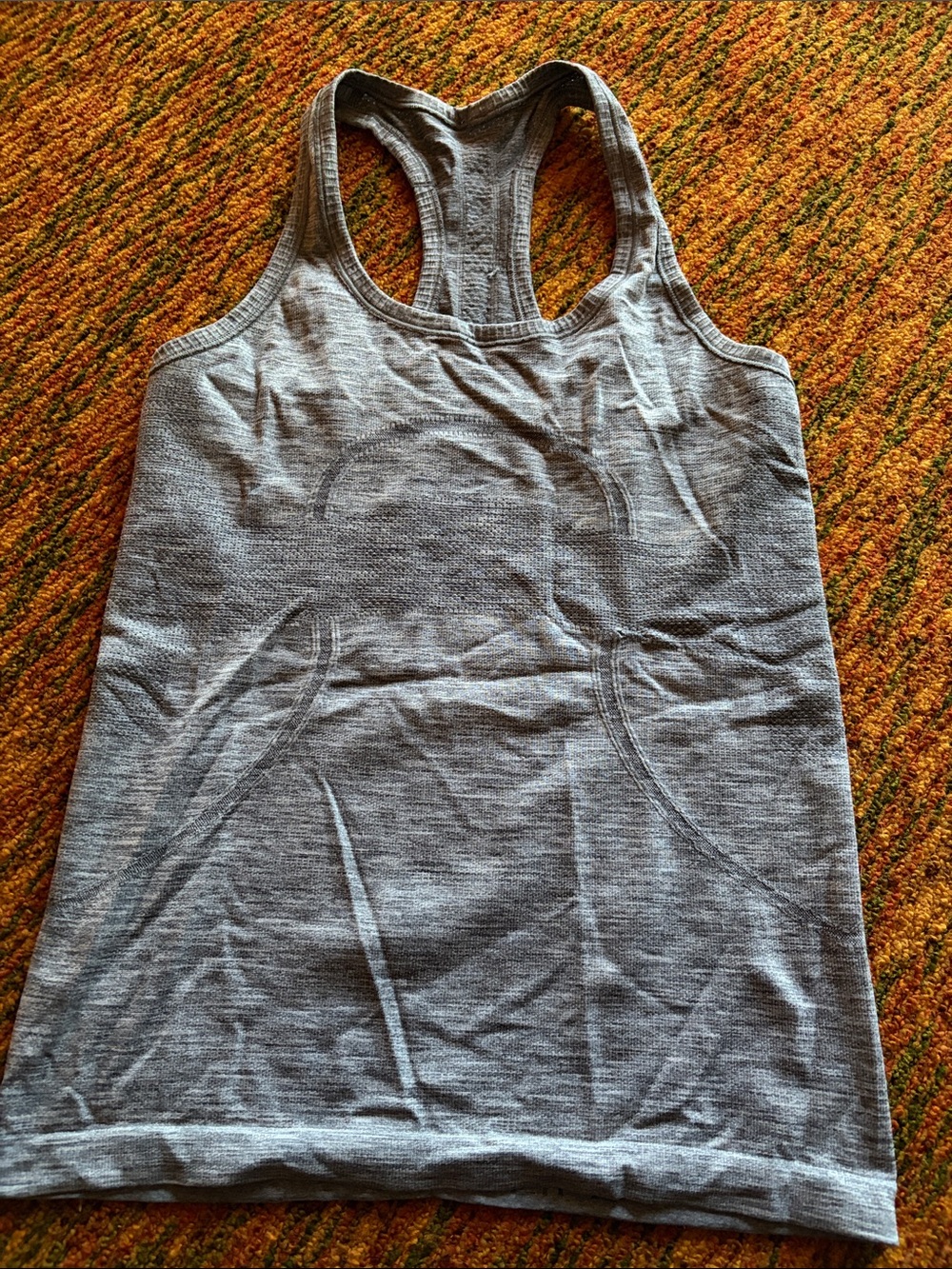 lululemon athletica Gray Racerback Tank